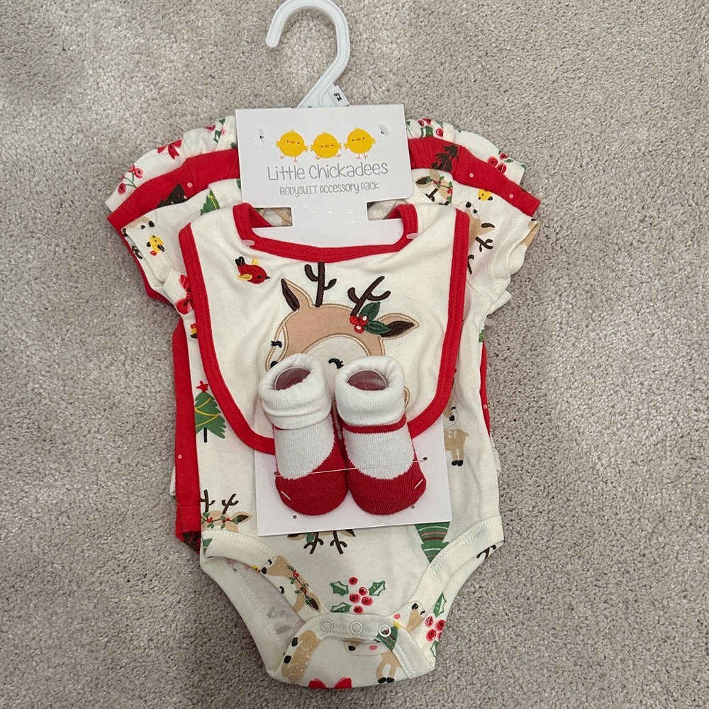 Red and White Kids Matching Set